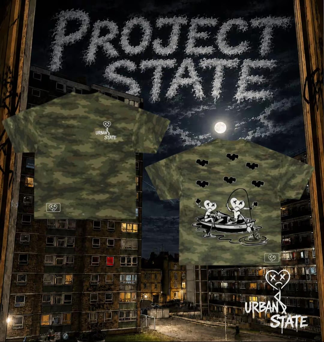Camo - “LostAtState” Tee