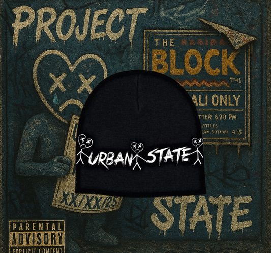 Project State Black Beanie