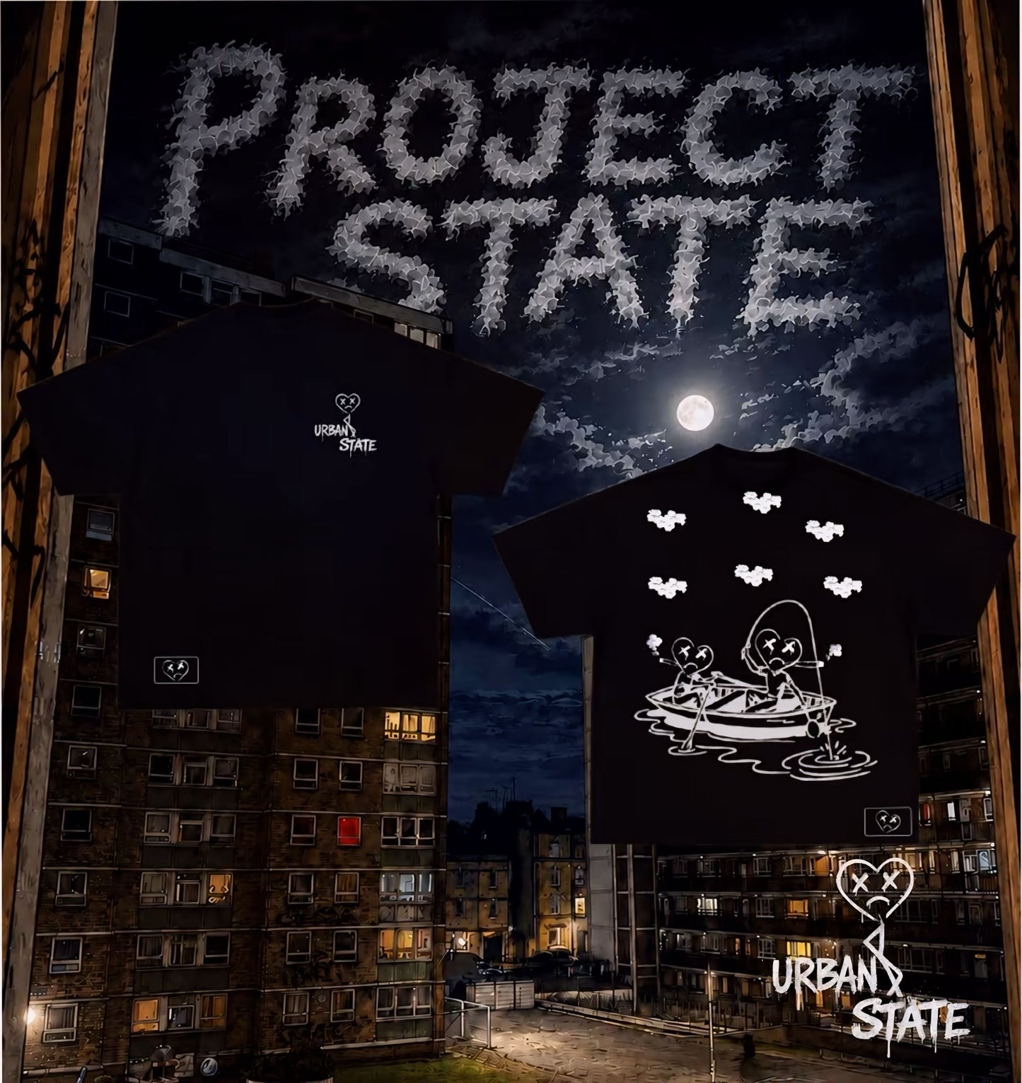 Black - “LostAtState” Tee